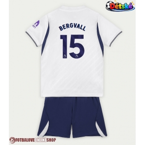Tottenham Hotspur Lucas Bergvall #15 Domácí dres komplet pro Děti 2026-27 Krátkým Rukávem (+ Krátké kalhoty)