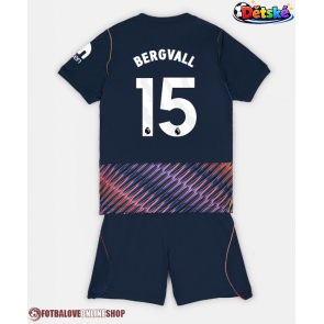 Tottenham Hotspur Lucas Bergvall #15 Venkovní dres komplet pro Děti 2026-27 Krátkým Rukávem (+ Krátké kalhoty)