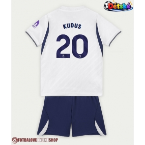 Tottenham Hotspur Mohammed Kudus #20 Domácí dres komplet pro Děti 2026-27 Krátkým Rukávem (+ Krátké kalhoty)