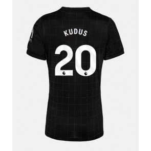 Tottenham Hotspur Mohammed Kudus #20 Venkovní Dres pro Dámy 2025-26 Krátkým Rukávem
