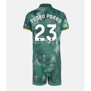 Tottenham Hotspur Pedro Porro #23 Alternativní dres komplet pro Děti 2024-25 Krátkým Rukávem (+ Krátké kalhoty)