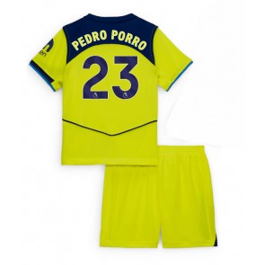 Tottenham Hotspur Pedro Porro #23 Alternativní dres komplet pro Děti 2025-26 Krátkým Rukávem (+ Krátké kalhoty)
