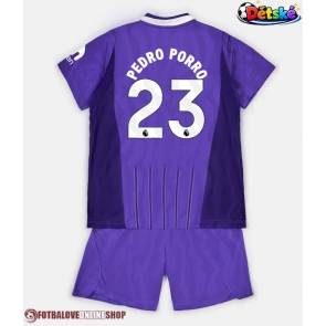 Tottenham Hotspur Pedro Porro #23 Alternativní dres komplet pro Děti 2026-27 Krátkým Rukávem (+ Krátké kalhoty)