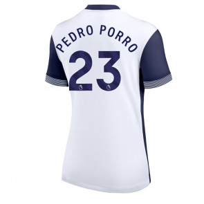 Tottenham Hotspur Pedro Porro #23 Domácí Dres pro Dámy 2024-25 Krátkým Rukávem