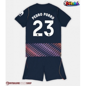 Tottenham Hotspur Pedro Porro #23 Venkovní dres komplet pro Děti 2026-27 Krátkým Rukávem (+ Krátké kalhoty)