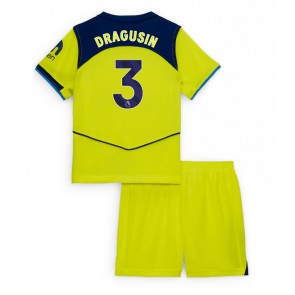 Tottenham Hotspur Radu Dragusin #3 Alternativní dres komplet pro Děti 2025-26 Krátkým Rukávem (+ Krátké kalhoty)