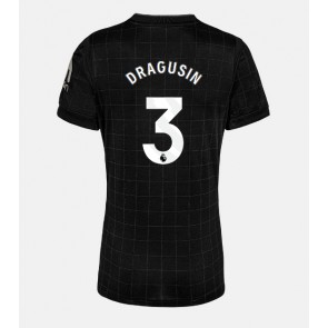 Tottenham Hotspur Radu Dragusin #3 Venkovní Dres pro Dámy 2025-26 Krátkým Rukávem Tottenham Hotspur Radu Dragusin #3 Venkovní Dres pro Dámy 2025-26 Krátkým Rukávem