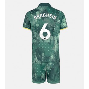 Tottenham Hotspur Radu Dragusin #6 Alternativní dres komplet pro Děti 2024-25 Krátkým Rukávem (+ Krátké kalhoty)