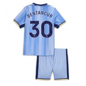 Tottenham Hotspur Rodrigo Bentancur #30 Venkovní dres komplet pro Děti 2024-25 Krátkým Rukávem (+ Krátké kalhoty)