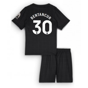 Tottenham Hotspur Rodrigo Bentancur #30 Venkovní dres komplet pro Děti 2025-26 Krátkým Rukávem (+ Krátké kalhoty)