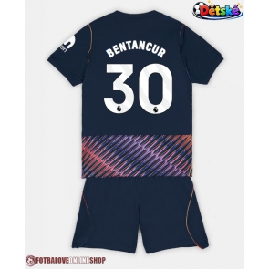 Tottenham Hotspur Rodrigo Bentancur #30 Venkovní dres komplet pro Děti 2026-27 Krátkým Rukávem (+ Krátké kalhoty)