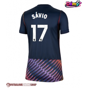 Tottenham Hotspur Savio #17 Venkovní Dres pro Dámy 2026-27 Krátkým Rukávem