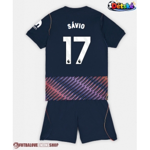 Tottenham Hotspur Savio #17 Venkovní dres komplet pro Děti 2026-27 Krátkým Rukávem (+ Krátké kalhoty)