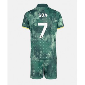 Tottenham Hotspur Son Heung-min #7 Alternativní dres komplet pro Děti 2024-25 Krátkým Rukávem (+ Krátké kalhoty)