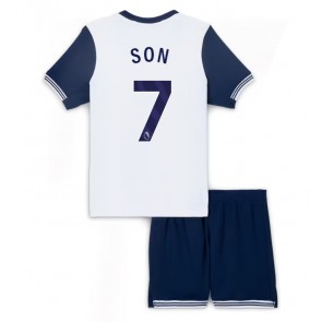 Tottenham Hotspur Son Heung-min #7 Domácí dres komplet pro Děti 2024-25 Krátkým Rukávem (+ Krátké kalhoty)