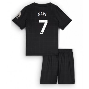 Tottenham Hotspur Xavi Simons #7 Venkovní dres komplet pro Děti 2025-26 Krátkým Rukávem (+ Krátké kalhoty)