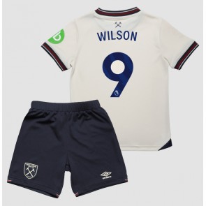 West Ham United Callum Wilson #9 Venkovní dres komplet pro Děti 2025-26 Krátkým Rukávem (+ Krátké kalhoty)