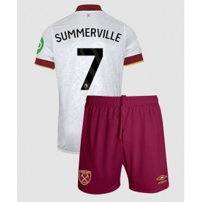 West Ham United Crysencio Summerville #7 Alternativní dres komplet pro Děti 2024-25 Krátkým Rukávem (+ Krátké kalhoty)