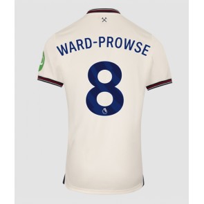 West Ham United James Ward-Prowse #8 Venkovní Dres 2025-26 Krátkým Rukávem West Ham United James Ward-Prowse #8 Venkovní Dres 2025-26 Krátkým Rukávem