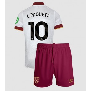 West Ham United Lucas Paqueta #10 Alternativní dres komplet pro Děti 2024-25 Krátkým Rukávem (+ Krátké kalhoty)