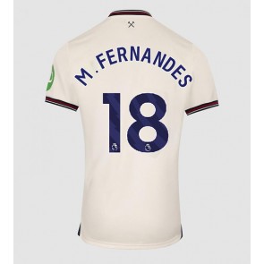 West Ham United Mateus Fernandes #18 Venkovní Dres 2025-26 Krátkým Rukávem