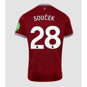 West Ham United Tomas Soucek #28 Domácí Dres 2025-26 Krátkým Rukávem