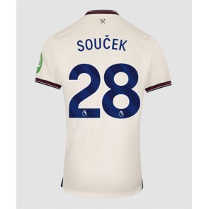 West Ham United Tomas Soucek #28 Venkovní Dres 2025-26 Krátkým Rukávem