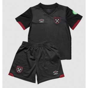 West Ham United Venkovní dres komplet pro Děti 2024-25 Krátkým Rukávem (+ Krátké kalhoty)