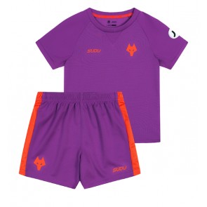 Wolves Alternativní dres komplet pro Děti 2024-25 Krátkým Rukávem (+ Krátké kalhoty)