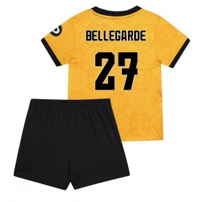 Wolves Jean-Ricner Bellegarde #27 Domácí dres komplet pro Děti 2025-26 Krátkým Rukávem (+ Krátké kalhoty)