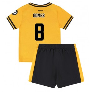 Wolves Joao Gomes #8 Domácí dres komplet pro Děti 2024-25 Krátkým Rukávem (+ Krátké kalhoty)