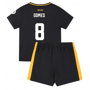 Wolves Joao Gomes #8 Venkovní dres komplet pro Děti 2024-25 Krátkým Rukávem (+ Krátké kalhoty)