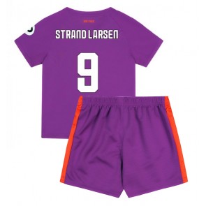 Wolves Jorgen Strand Larsen #9 Alternativní dres komplet pro Děti 2024-25 Krátkým Rukávem (+ Krátké kalhoty)