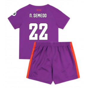 Wolves Nelson Semedo #22 Alternativní dres komplet pro Děti 2024-25 Krátkým Rukávem (+ Krátké kalhoty)
