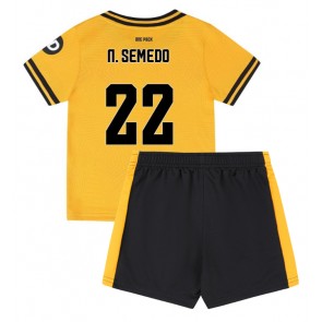 Wolves Nelson Semedo #22 Domácí dres komplet pro Děti 2024-25 Krátkým Rukávem (+ Krátké kalhoty)