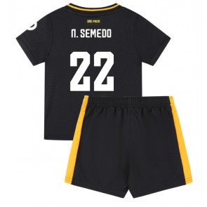 Wolves Nelson Semedo #22 Venkovní dres komplet pro Děti 2024-25 Krátkým Rukávem (+ Krátké kalhoty)