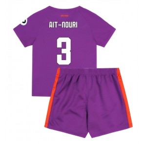 Wolves Rayan Ait-Nouri #3 Alternativní dres komplet pro Děti 2024-25 Krátkým Rukávem (+ Krátké kalhoty)
