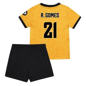 Wolves Rodrigo Gomes #21 Domácí dres komplet pro Děti 2025-26 Krátkým Rukávem (+ Krátké kalhoty)