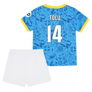 Wolves Tolu Arokodare #14 Alternativní dres komplet pro Děti 2025-26 Krátkým Rukávem (+ Krátké kalhoty)