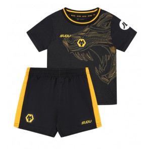 Wolves Venkovní dres komplet pro Děti 2024-25 Krátkým Rukávem (+ Krátké kalhoty)