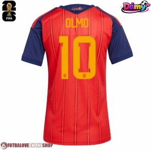 Španělsko Dani Olmo #10 Domácí Dres pro Dámy MS 2026 Krátkým Rukávem