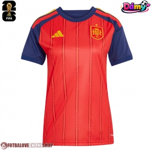 Španělsko Domácí Dres pro Dámy MS 2026 Krátkým Rukávem