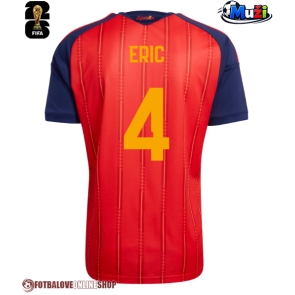 Španělsko Eric Garcia #4 Domácí Dres MS 2026 Krátkým Rukávem