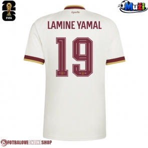 Španělsko Lamine Yamal #19 Venkovní Dres MS 2026 Krátkým Rukávem