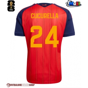 Španělsko Marc Cucurella #24 Domácí Dres MS 2026 Krátkým Rukávem
