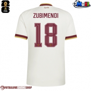 Španělsko Martin Zubimendi #18 Venkovní Dres MS 2026 Krátkým Rukávem