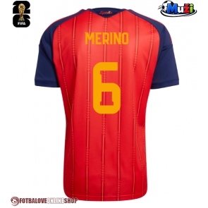 Španělsko Mikel Merino #6 Domácí Dres MS 2026 Krátkým Rukávem