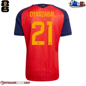 Španělsko Mikel Oyarzabal #21 Domácí Dres MS 2026 Krátkým Rukávem