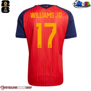 Španělsko Nico Williams #17 Domácí Dres MS 2026 Krátkým Rukávem