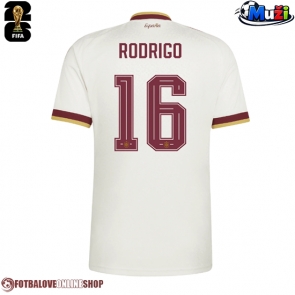Španělsko Rodri Hernandez #16 Venkovní Dres MS 2026 Krátkým Rukávem